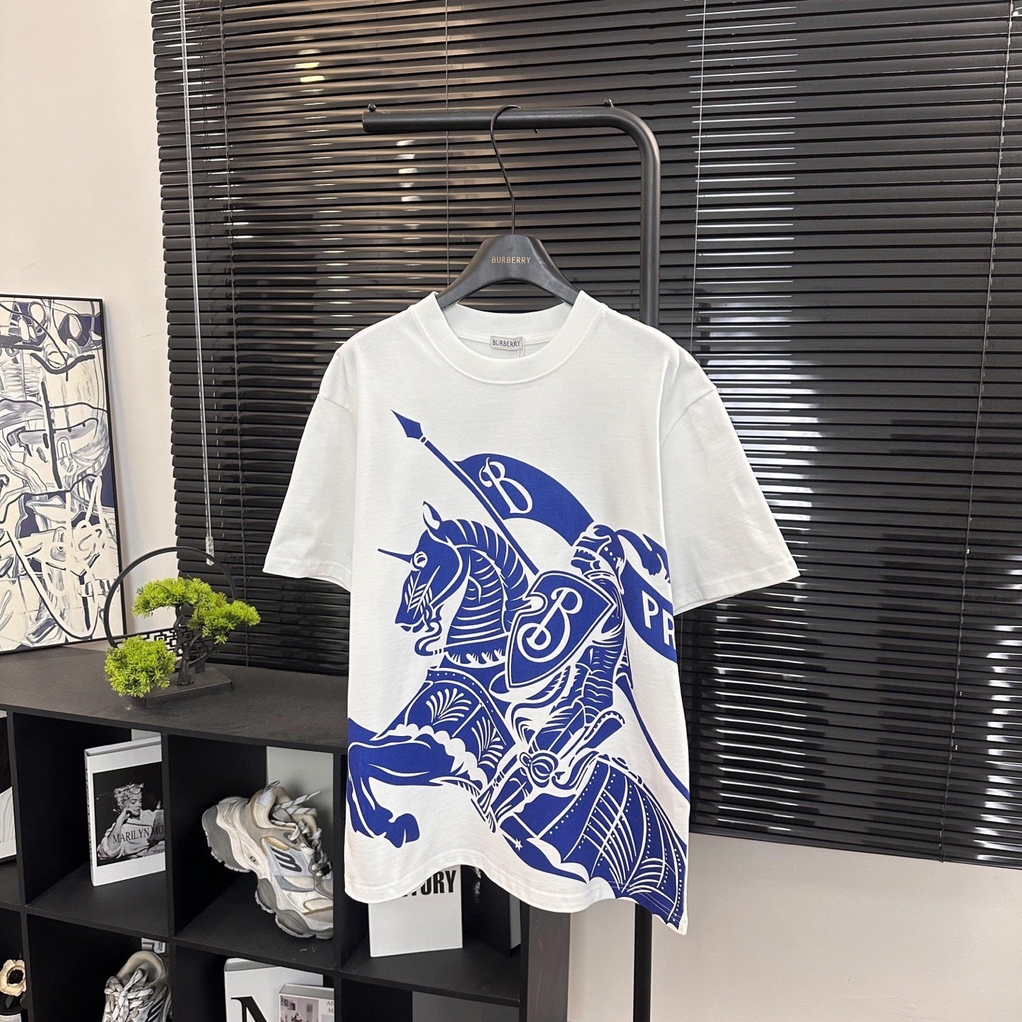 BBRY T-Shirt - White/Blue