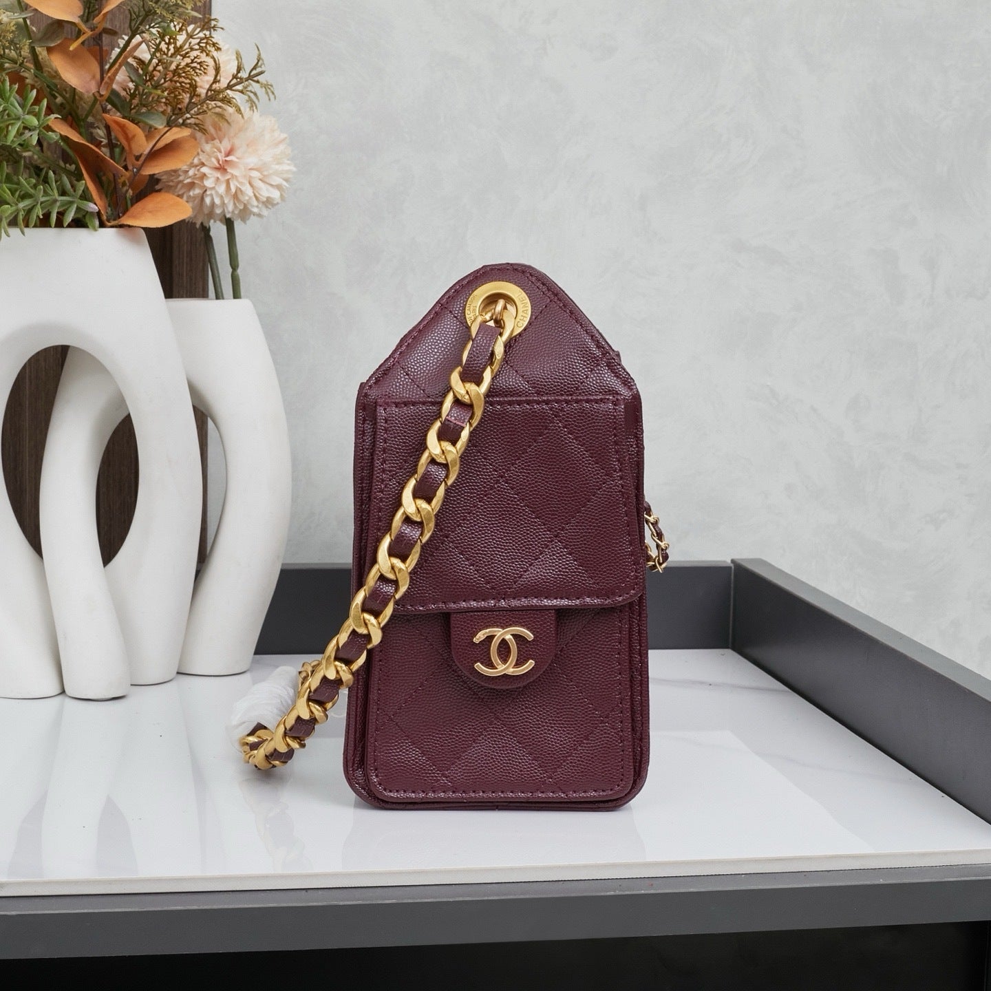 CNL Hobo Bag - Burgundy