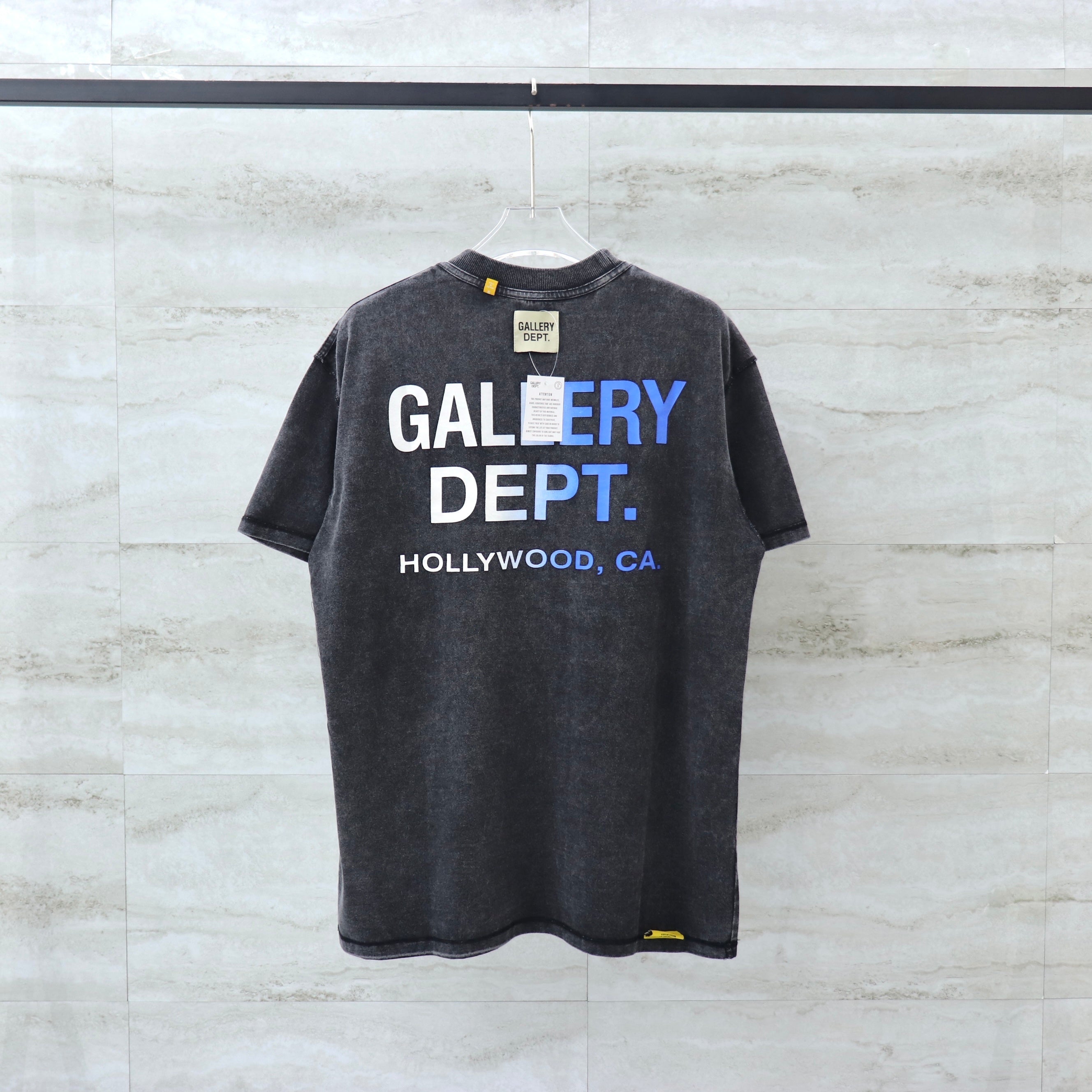GALLERY DEPT Tee - Washed Black