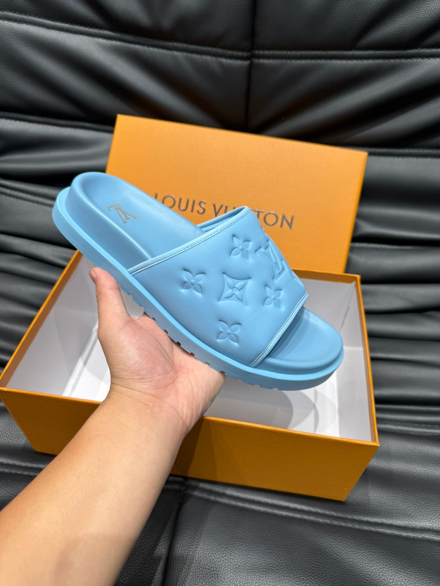 LV Miami Mule - Blue