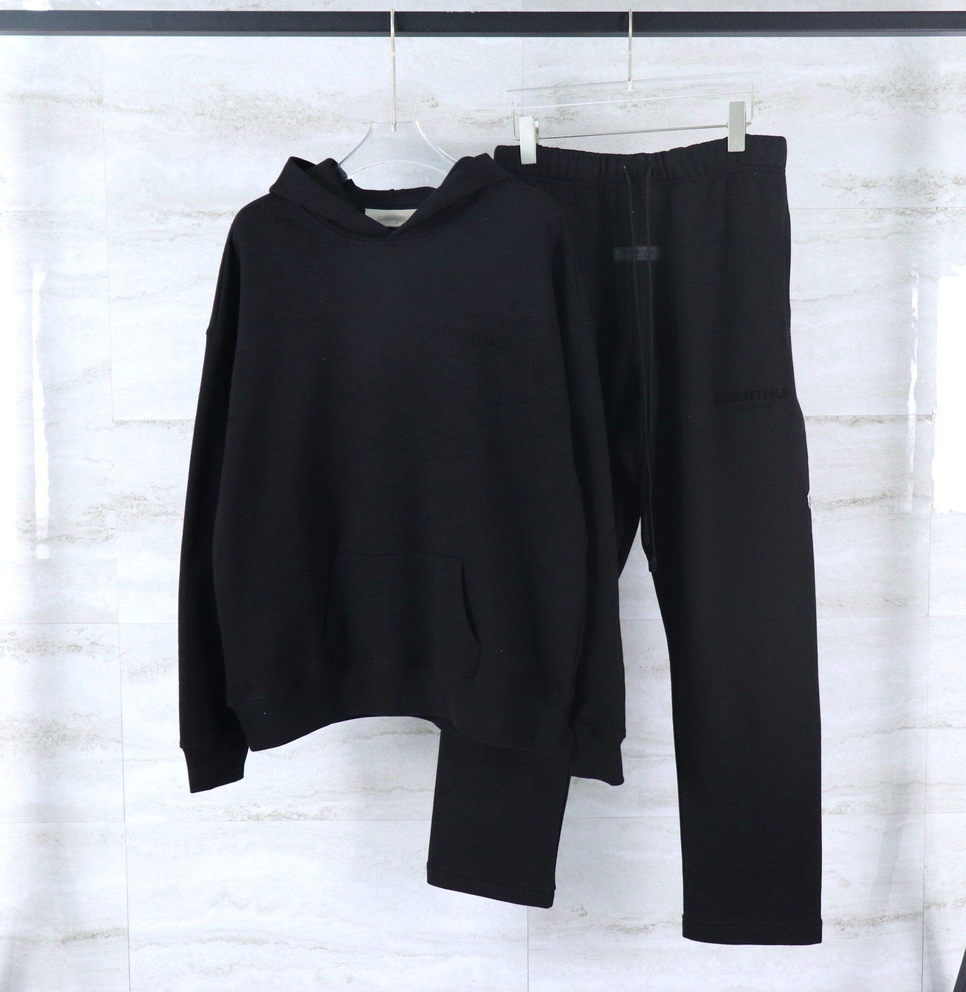 FOG Hoodie And Jogger Set - Black