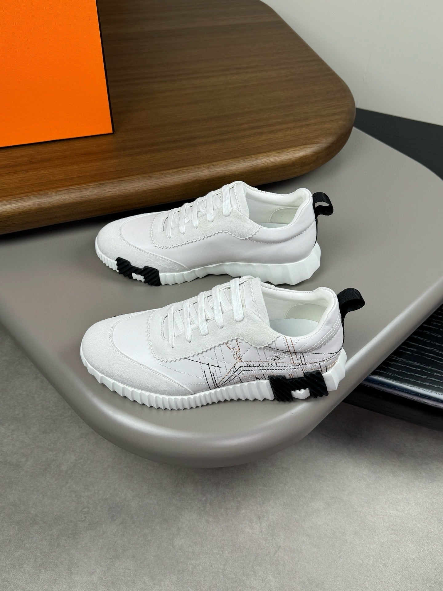 HMES Jump Sneaker - White/Black