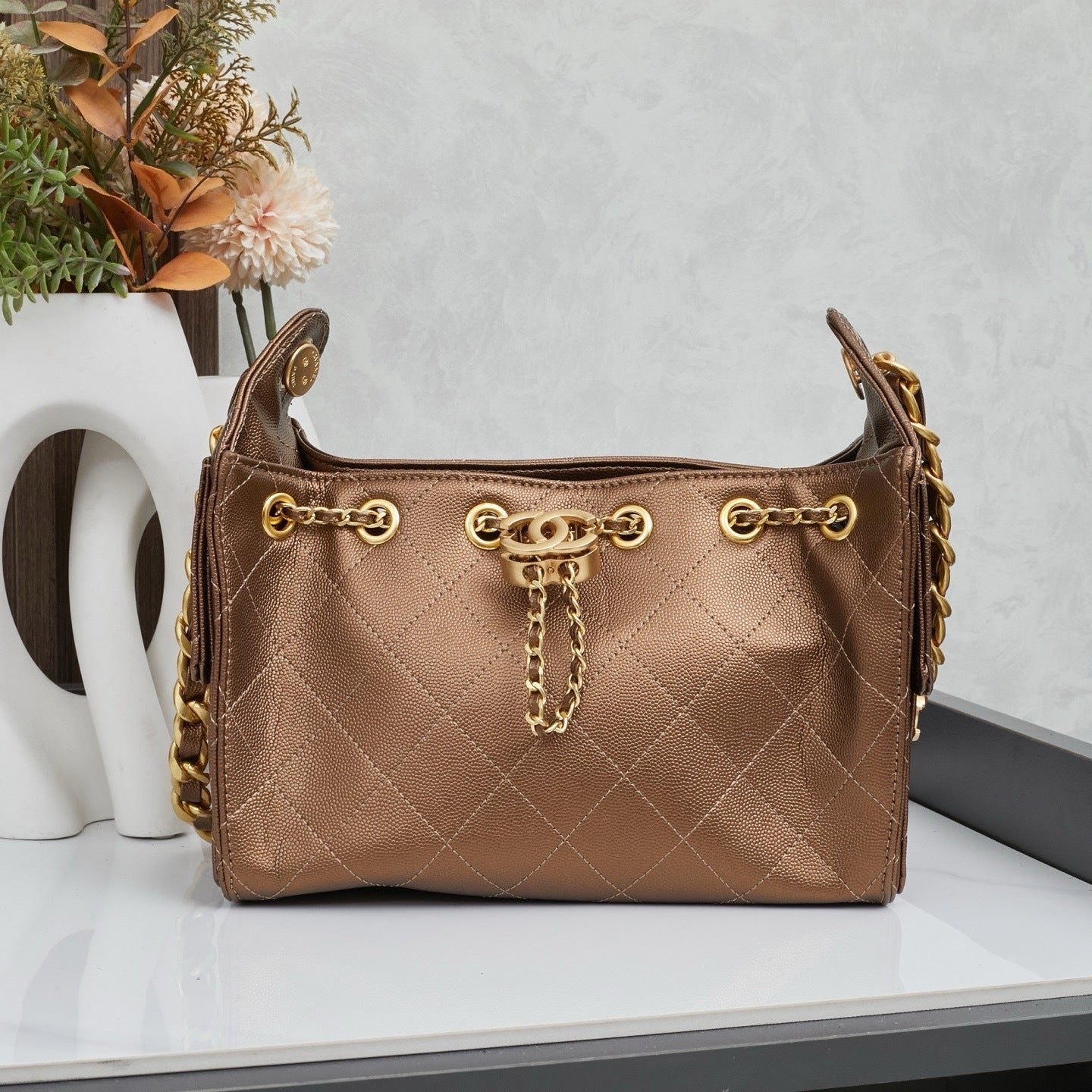 CNL Hobo Bag - Bronze