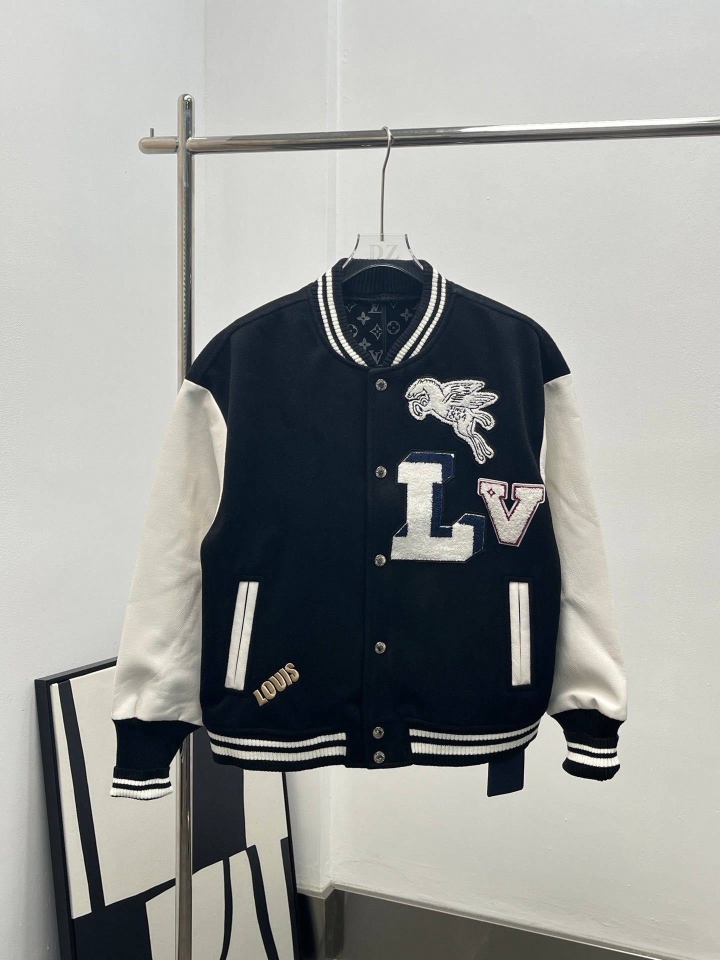 LV Jacket - Black/White