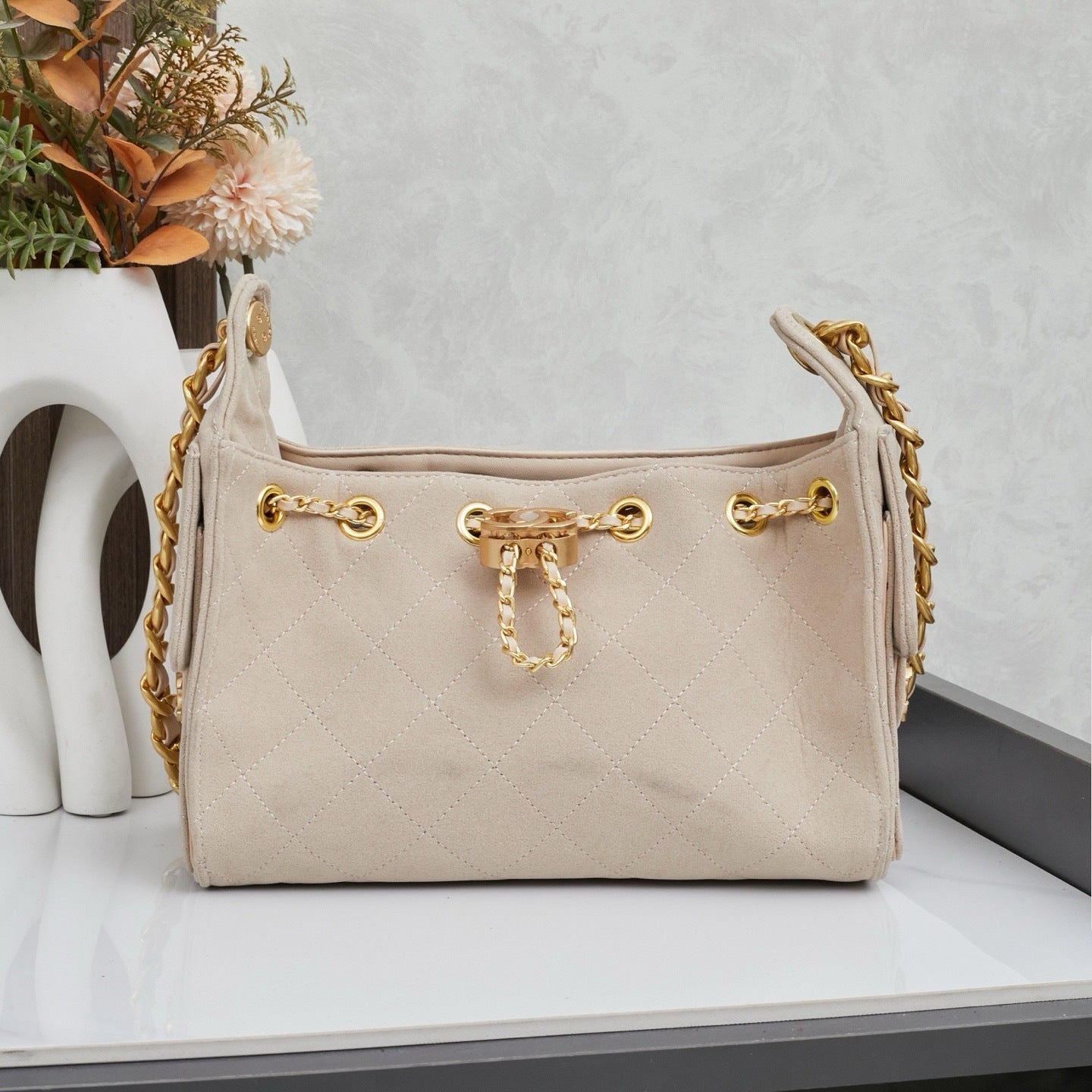 CNL Hobo Bag - Beige