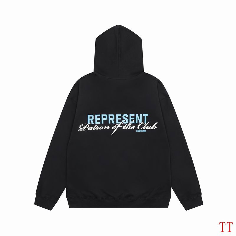 RPRSNT Hoodie - Black/Blue-White