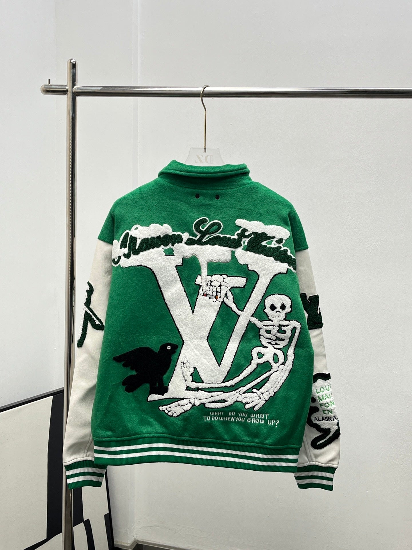 LV Jacket - Green/White