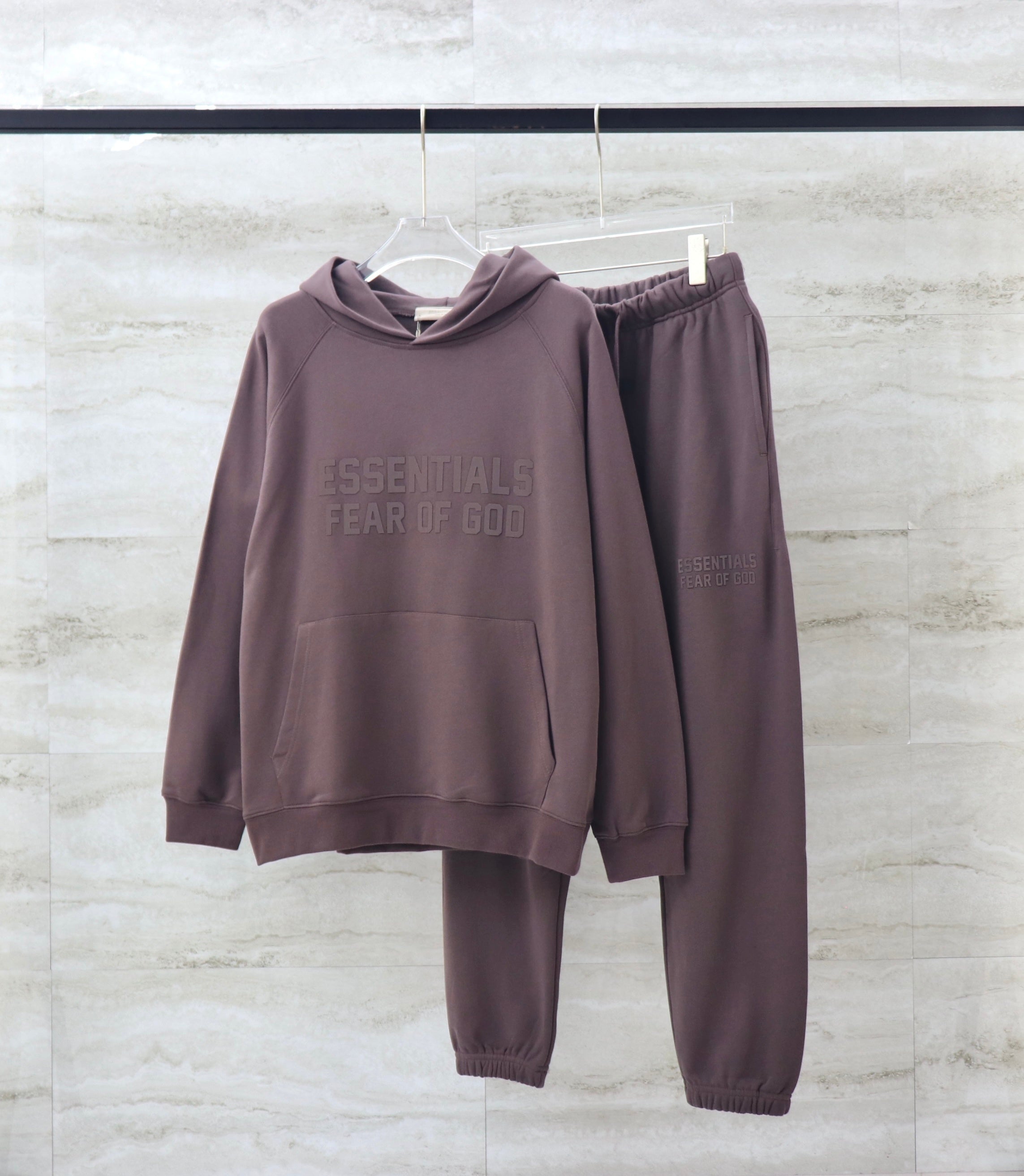 FOG Hoodie And Jogger Set - Purple