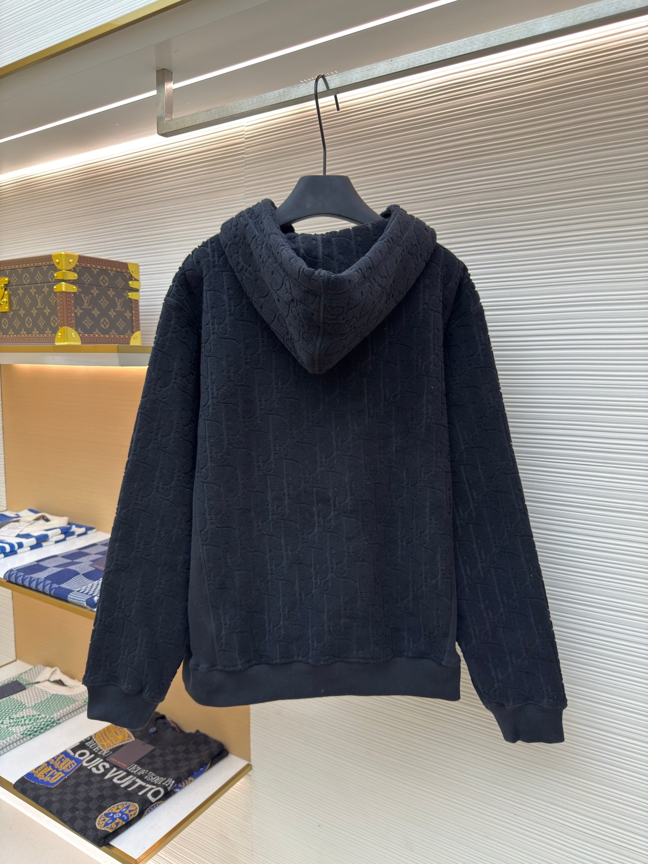 CD Oblique Hoodie - Navy