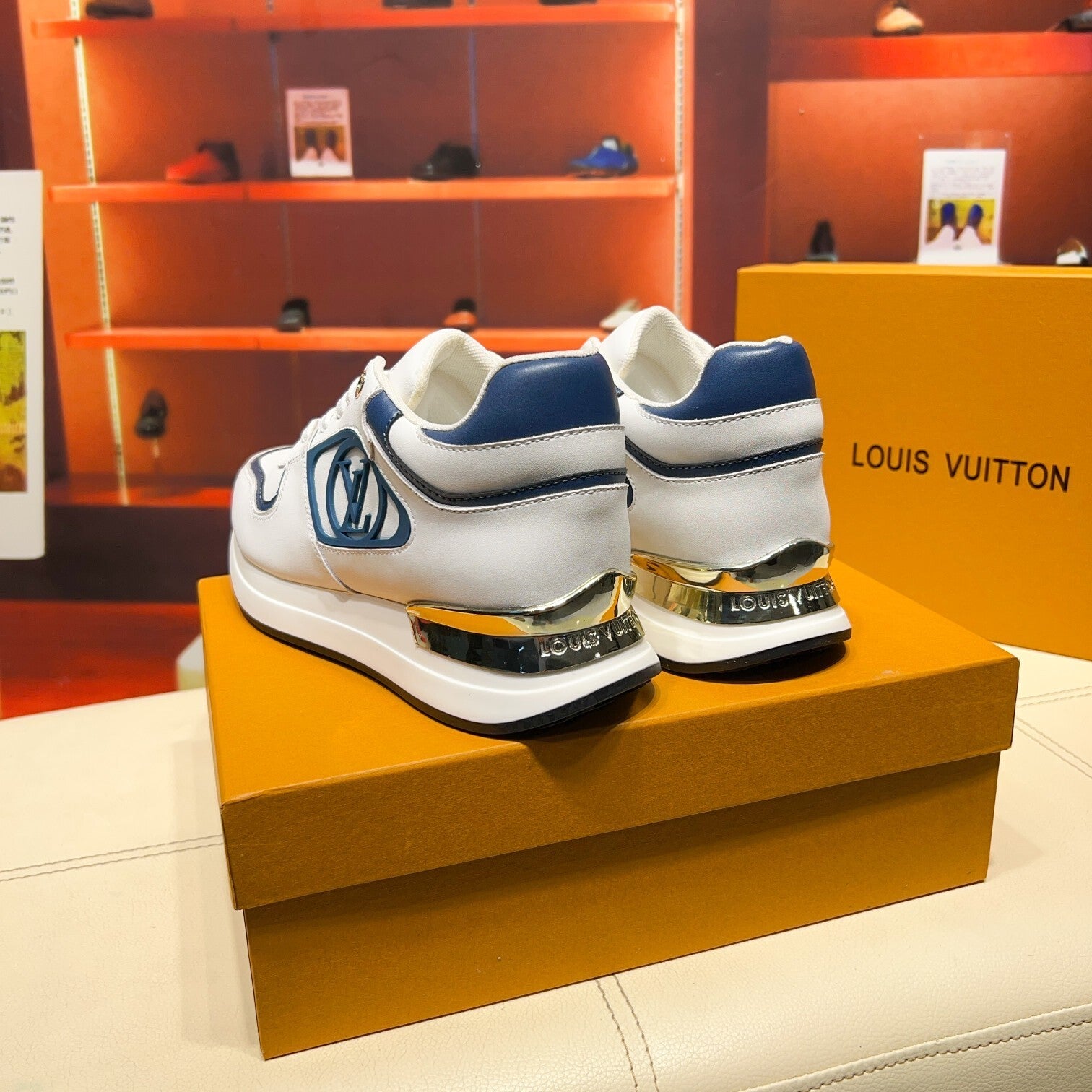 LV NRA Sneaker - White/Blue