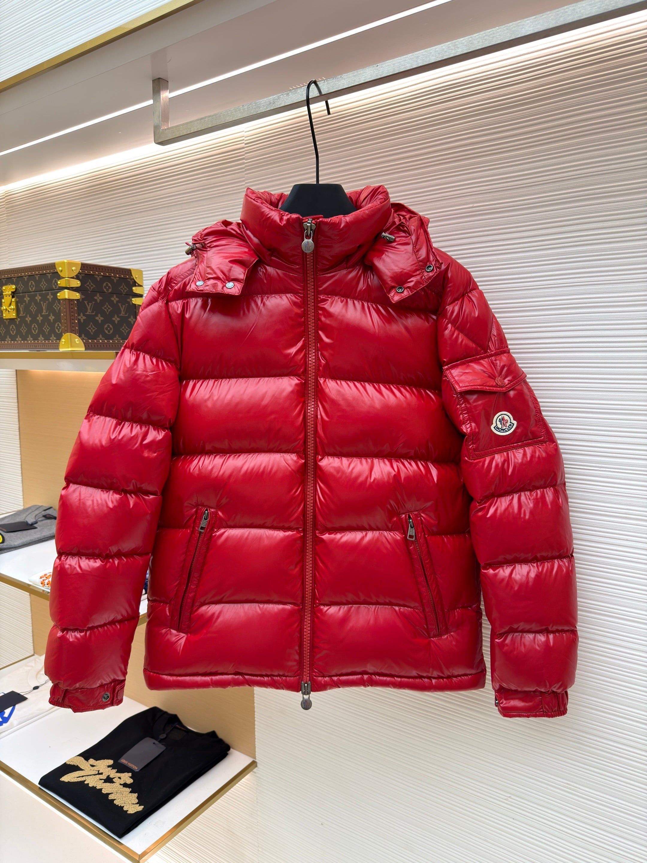 MNCLR Down Jacket - Red