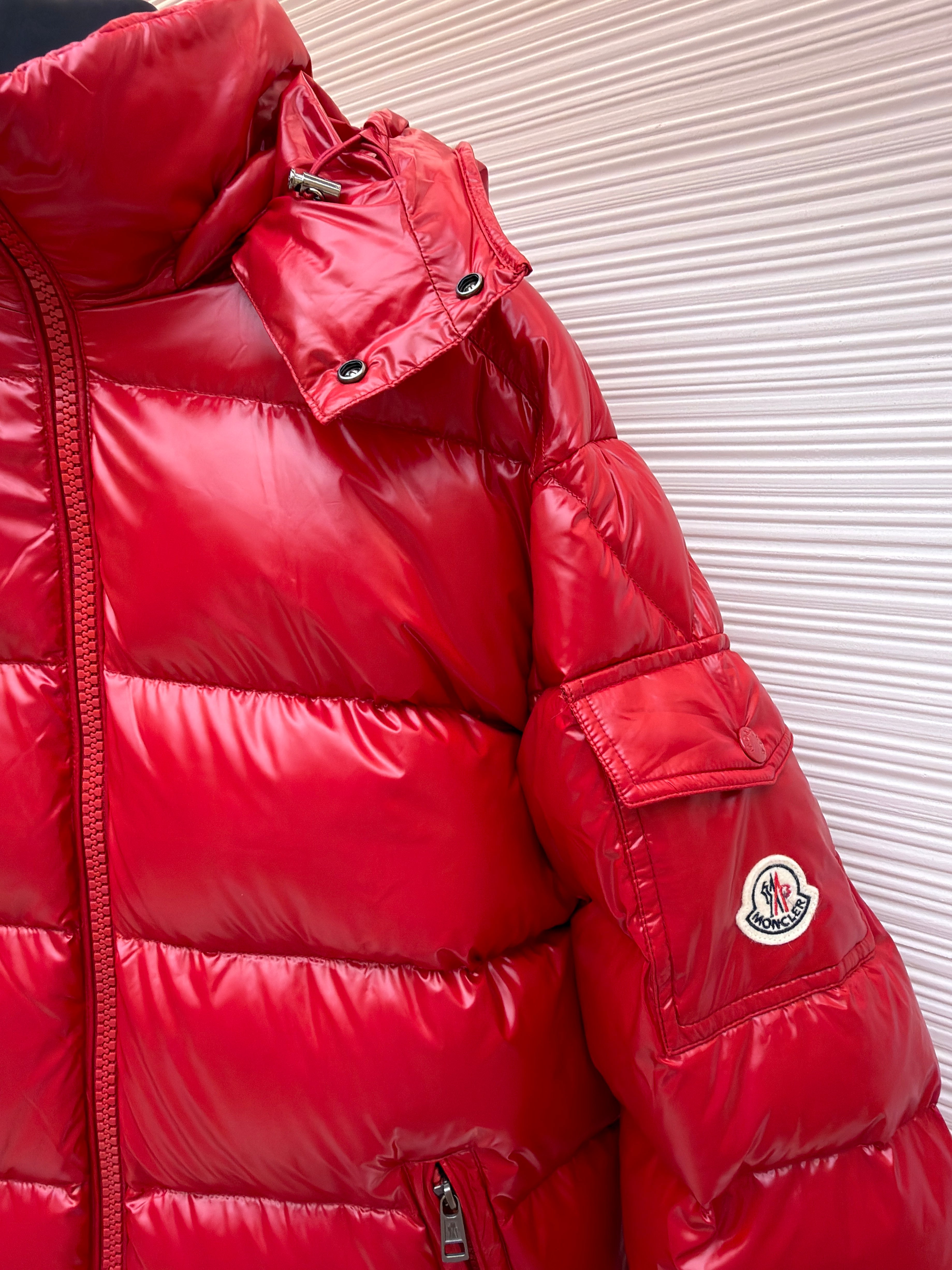 MNCLR Down Jacket - Red