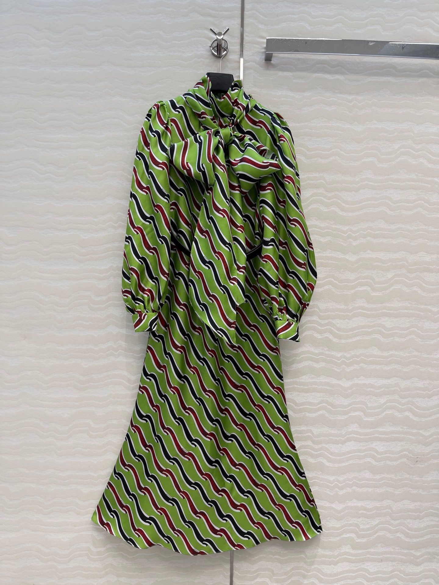 GC Silk Dress - Green