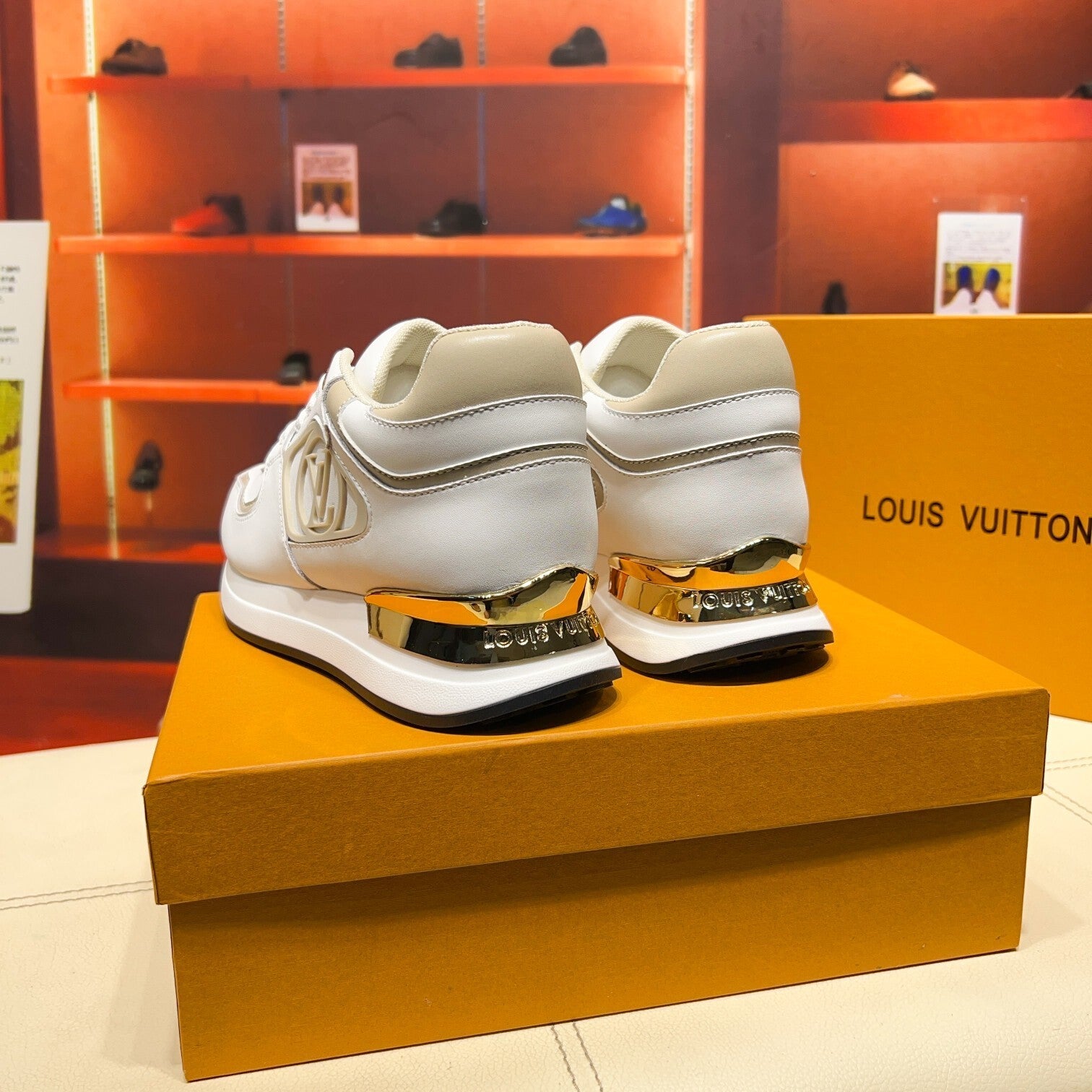 LV NRA Sneaker - White/Beige