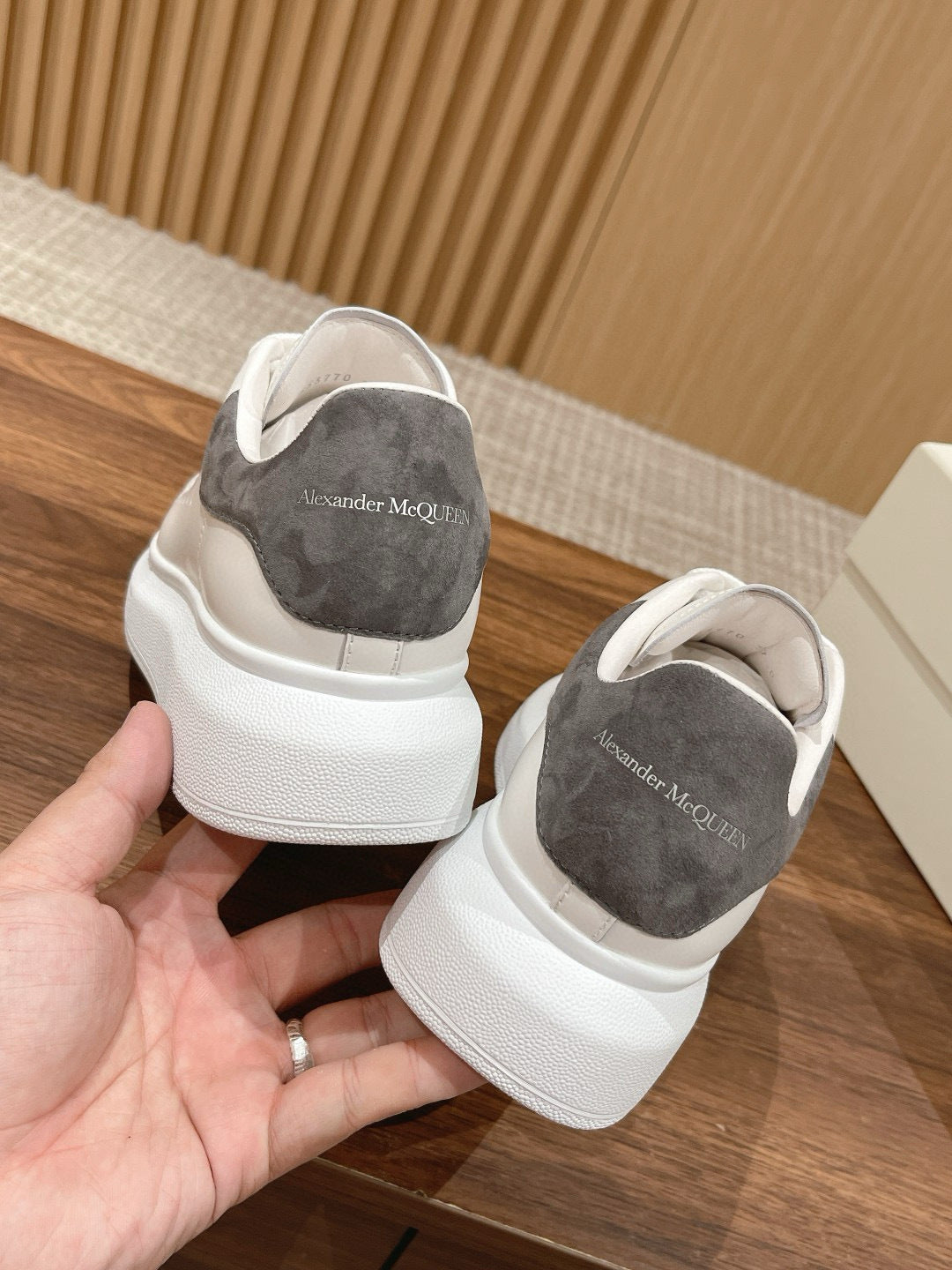MCQN Sneaker - White/Dark Grey