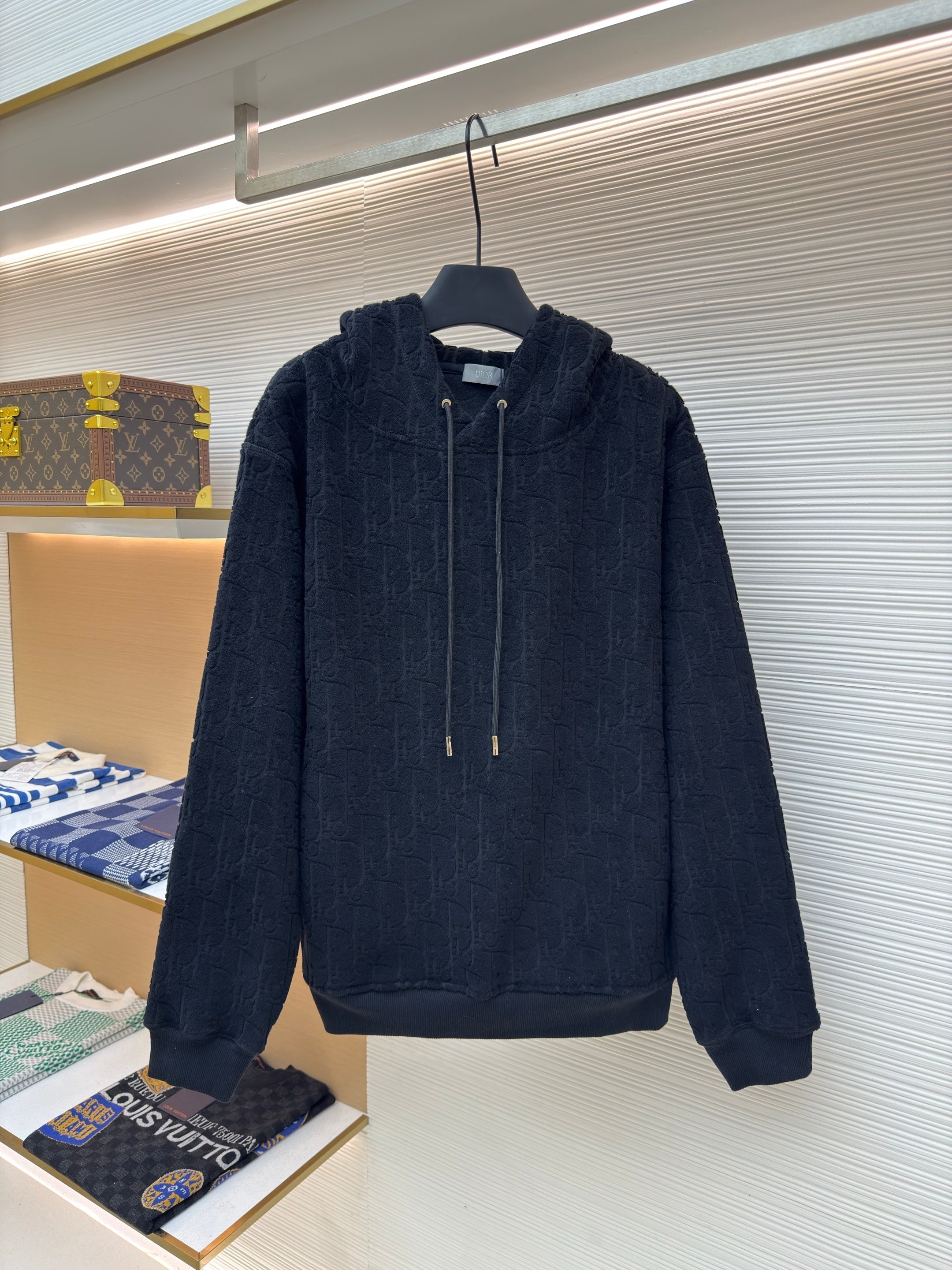 CD Oblique Hoodie - Navy