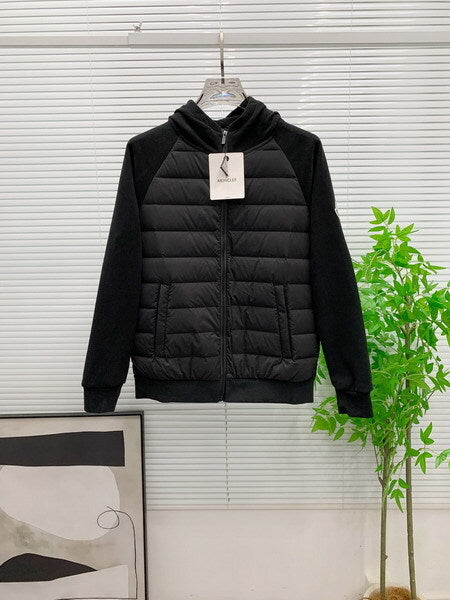 MNCLR Padded Zip-Up - Black
