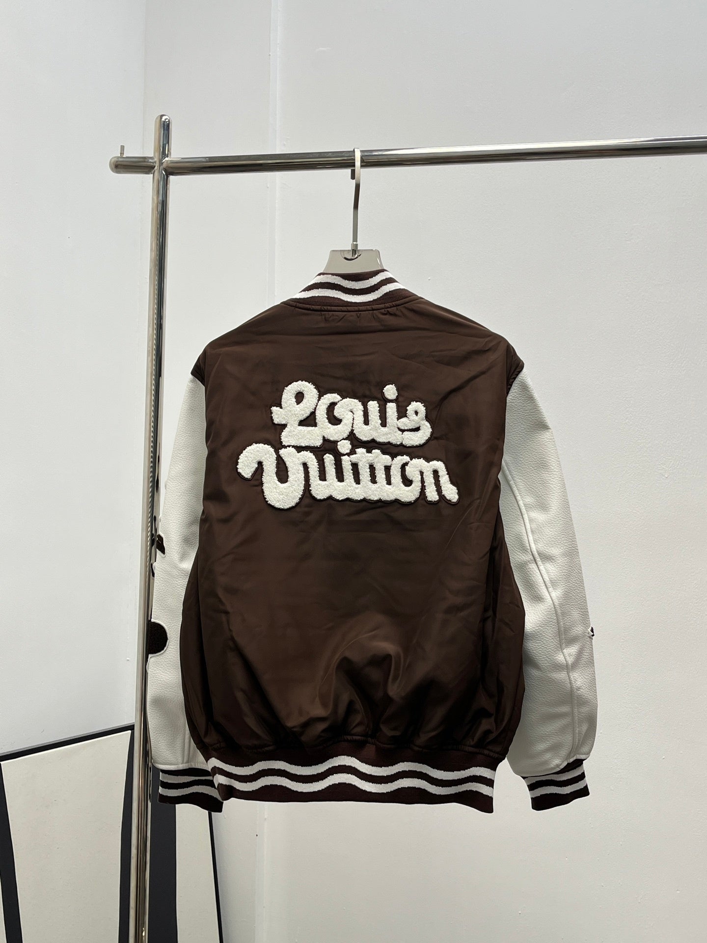 LV Jacket - Brown/White