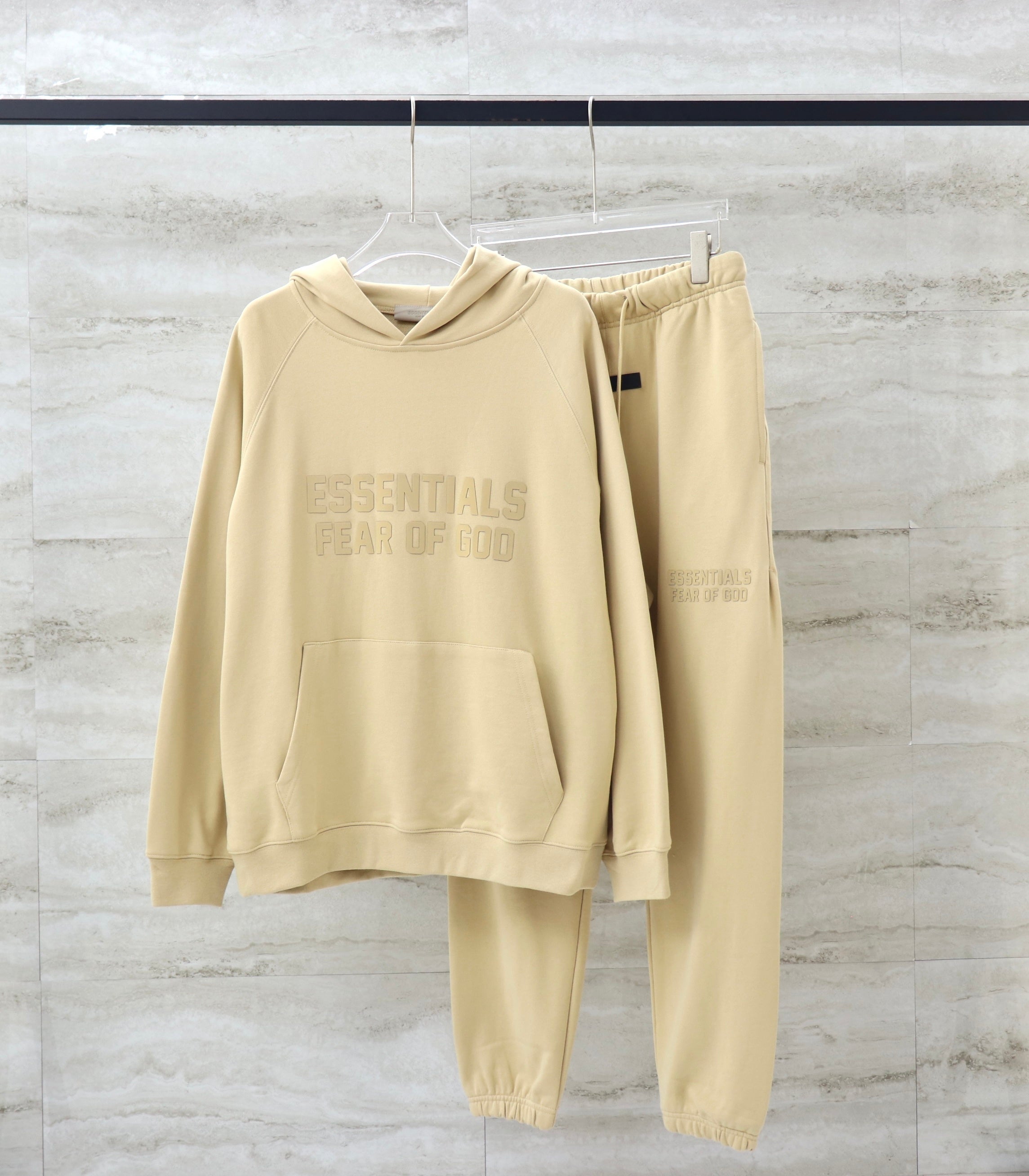 FOG Hoodie And Jogger Set - Tan