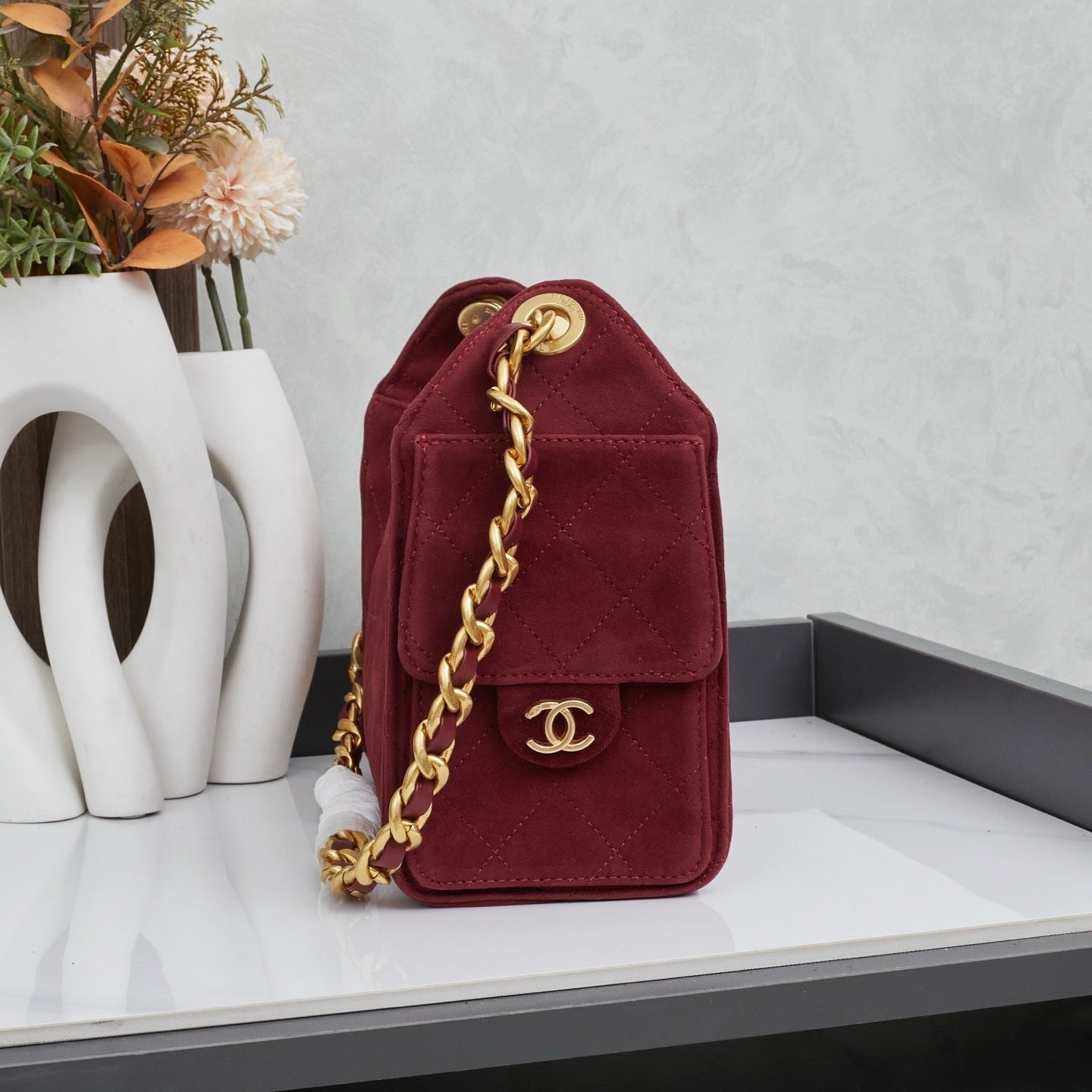 CNL Hobo Bag - Burgundy