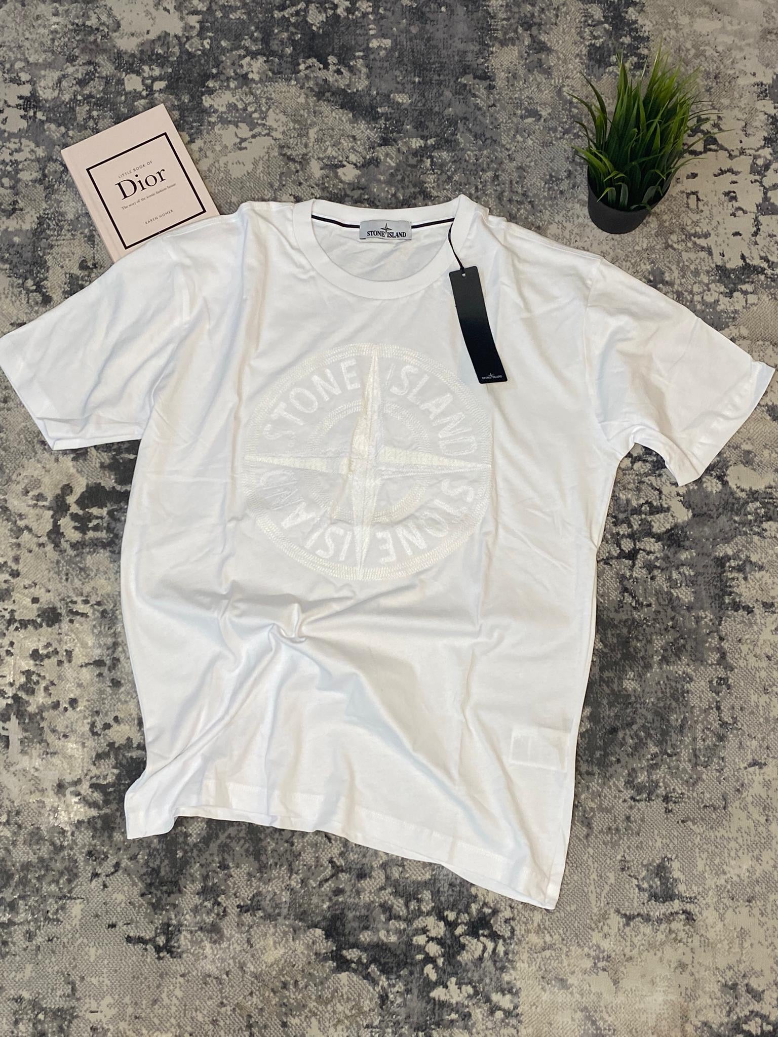 Stone Island Tee – White