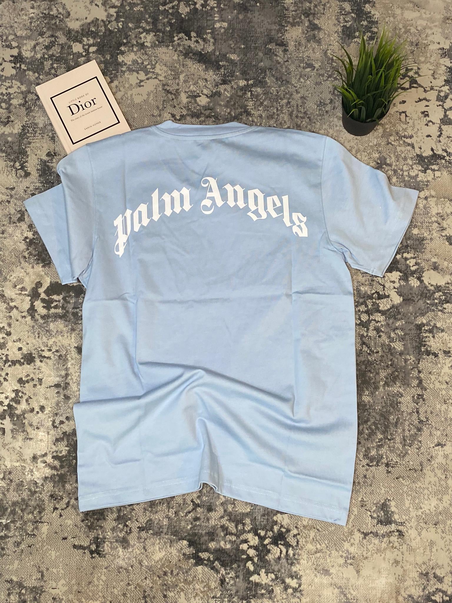 Palm Angels Tee - Blue