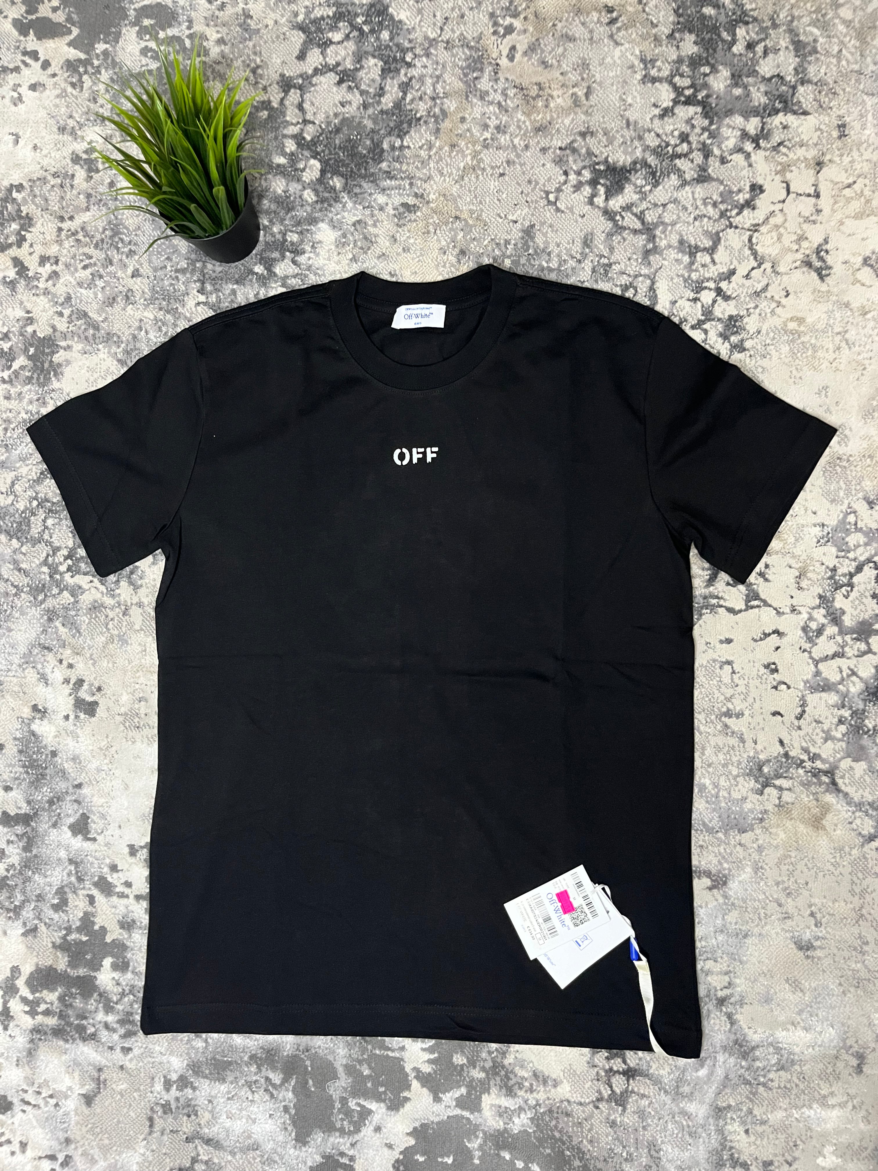 Off White Tee – Black