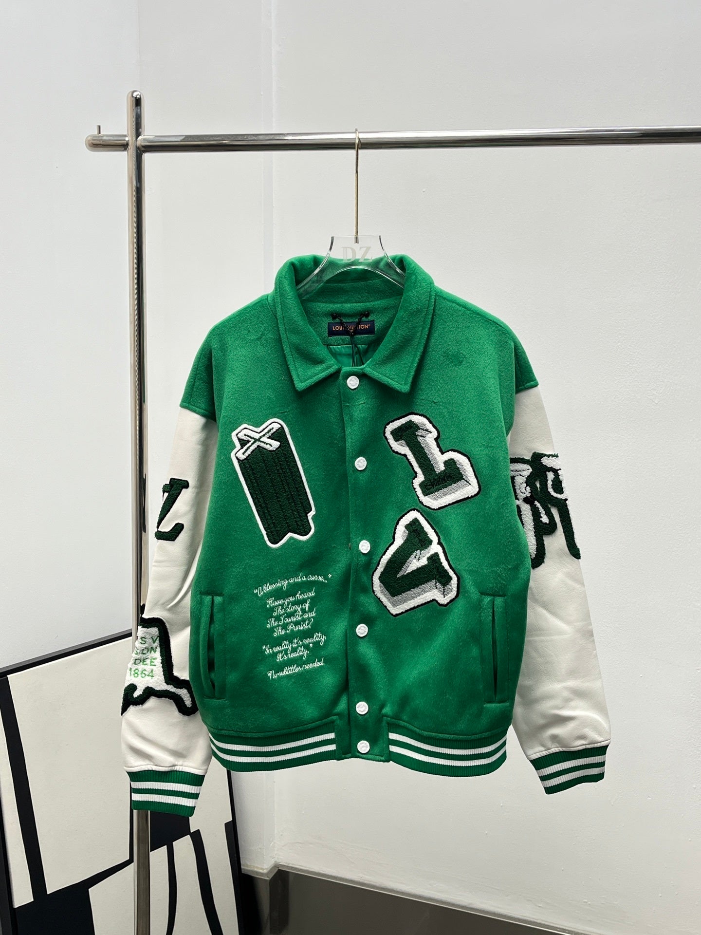 LV Jacket - Green/White