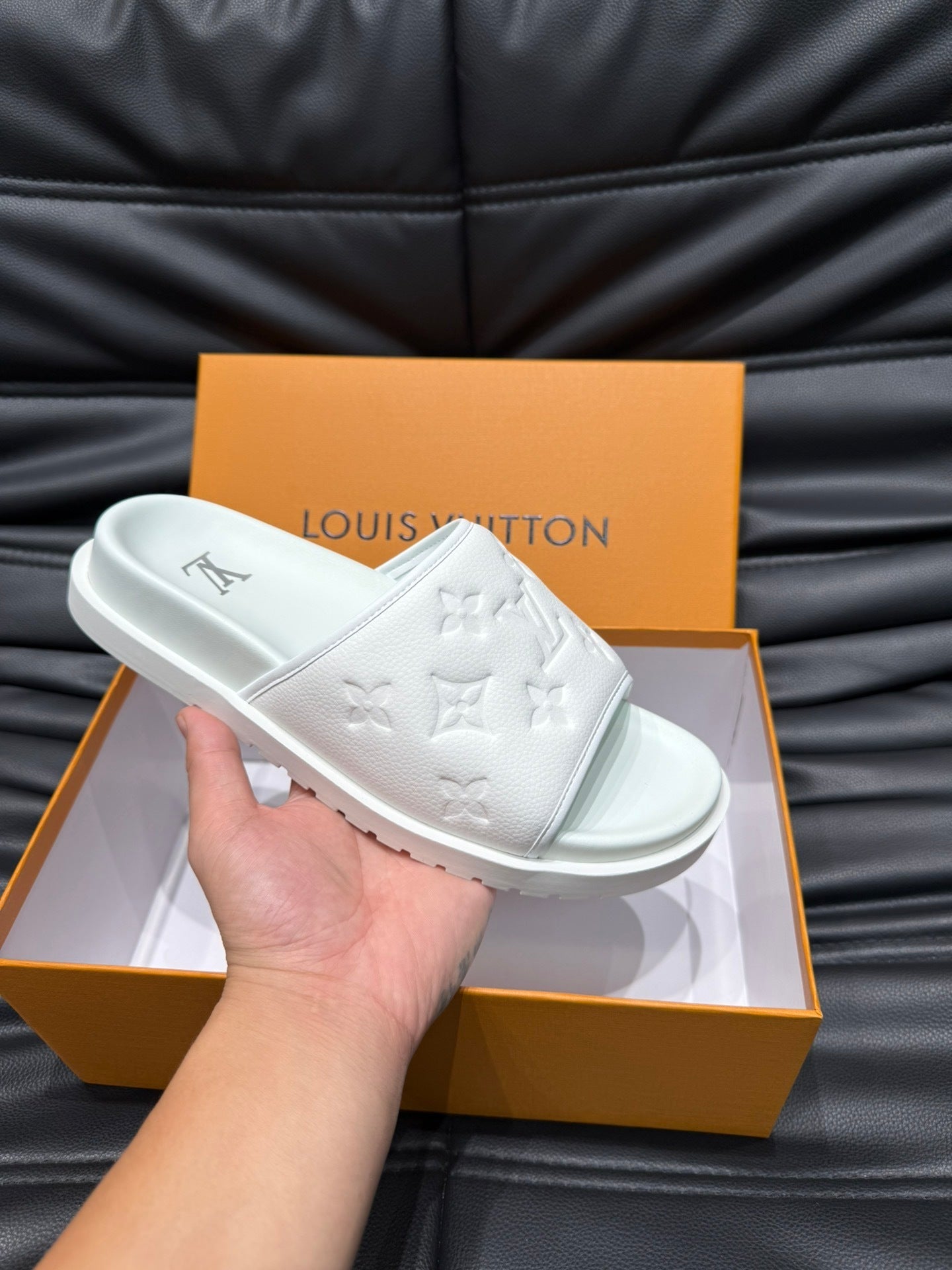 LV Miami Mule - White