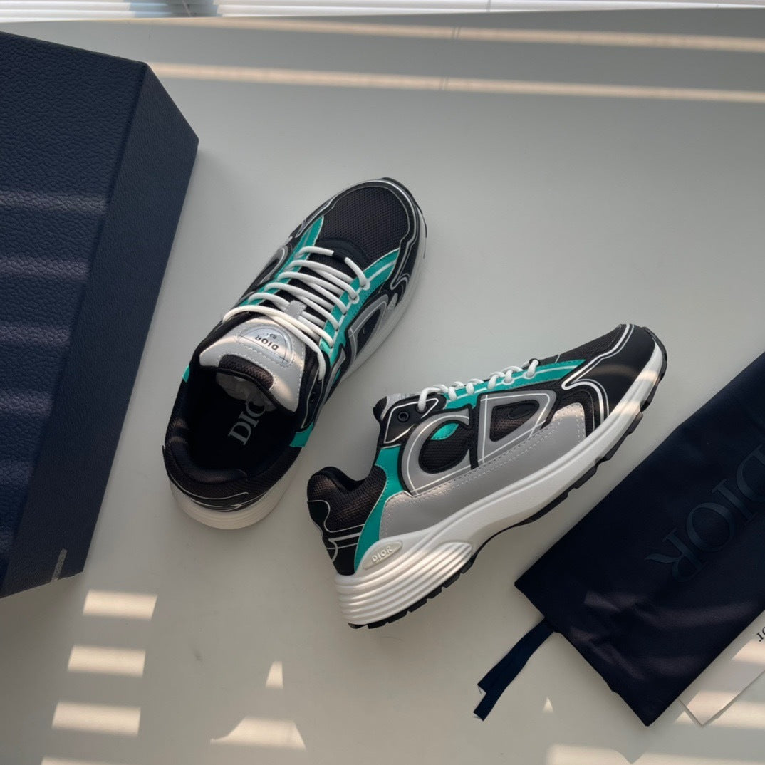 CD B30 Trainers - Black/Turquoise
